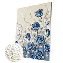 Carica l'immagine nel visualizzatore di Gallery, Unicorn-Partial Pearl Painting Kit with Frame-30x40cm
