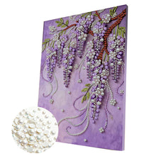Carica l'immagine nel visualizzatore di Gallery, Blue Vase-Partial Pearl Painting Kit with Frame-30x40cm
