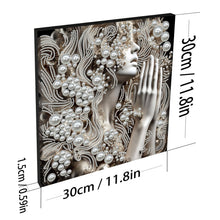 Carica l'immagine nel visualizzatore di Gallery, Lady-Partial Pearl Painting Kit with Frame-30x30cm
