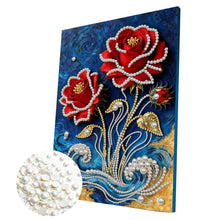 Carica l'immagine nel visualizzatore di Gallery, Snowflake-Partial Pearl Painting Kit with Frame-30x40cm
