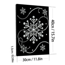 Carica l'immagine nel visualizzatore di Gallery, Snowflake-Partial Pearl Painting Kit with Frame-30x40cm
