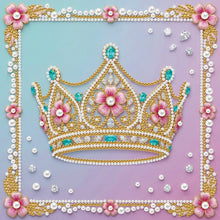 Carica l'immagine nel visualizzatore di Gallery, New Pearl Painting-Partial Pearl Painting Kit with Frame-25x25cm
