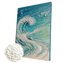 Carica l'immagine nel visualizzatore di Gallery, Whale-Partial Pearl Painting Kit with Frame-30x40cm
