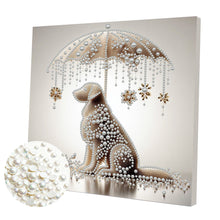 Carica l'immagine nel visualizzatore di Gallery, Umbrella Angel-Partial Pearl Painting Kit with Frame-30x30cm
