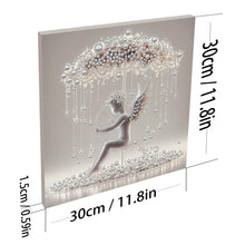 Carica l'immagine nel visualizzatore di Gallery, Umbrella Angel-Partial Pearl Painting Kit with Frame-30x30cm
