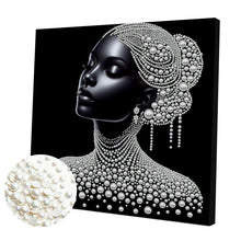 Carica l'immagine nel visualizzatore di Gallery, Umbrella Angel-Partial Pearl Painting Kit with Frame-30x30cm
