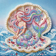 Carica l'immagine nel visualizzatore di Gallery, Jellyfish-Partial Pearl Painting Kit with Frame-25x25cm

