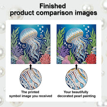 Carica l'immagine nel visualizzatore di Gallery, Jellyfish-Partial Pearl Painting Kit with Frame-25x25cm
