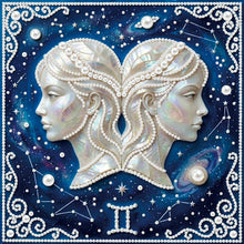 Carica l'immagine nel visualizzatore di Gallery, Pisces-Partial Pearl Painting Kit with Frame-25x25cm
