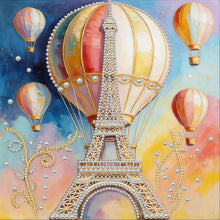 Carica l'immagine nel visualizzatore di Gallery, Flower Sparrow-Partial Pearl Painting Kit with Frame-30x30cm

