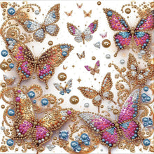 Carica l'immagine nel visualizzatore di Gallery, Flower Sparrow-Partial Pearl Painting Kit with Frame-30x30cm
