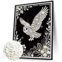 Carica l'immagine nel visualizzatore di Gallery, Owl-Partial Pearl Painting Kit Without Frame-30x40cm
