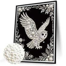 Carica l'immagine nel visualizzatore di Gallery, Owl-Partial Pearl Painting Kit Without Frame-30x40cm
