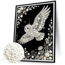 Carica l'immagine nel visualizzatore di Gallery, Owl-Partial Pearl Painting Kit Without Frame-30x40cm
