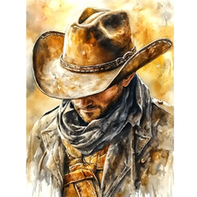 Carica l'immagine nel visualizzatore di Gallery, Cowboy- Round Diamond Painting-40x30cm
