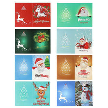 Carica l&#39;immagine nel visualizzatore di Gallery, Christmas Greeting Cards DIY 5D Diamond Painting Set Xmas Gift 
