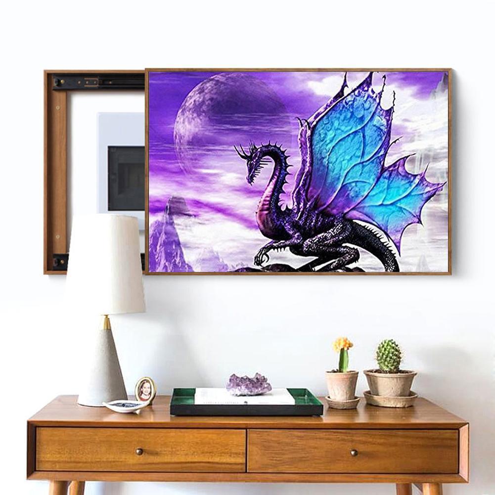 Diamond Painting 5D Fai Da Te 40x30cm - Kit Completo Paesaggio Con Strass, Tela E Penna - Ideale Per Decorazione Casa E Regalo Creativo
